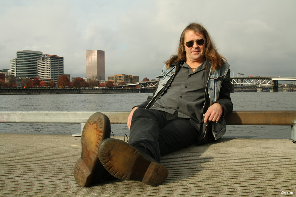 Sam Henry at the waterfront, Portland, 2011